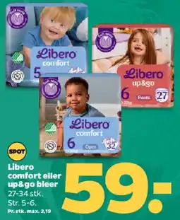 Netto Libero bleer (comfort eller up&go) tilbud
