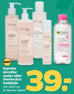 Netto Garnier micellar water / Derma hudpleje tilbud