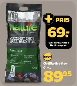 Netto Grillbriketter, 6 kg tilbud