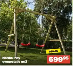 Bauhaus Nordic Play gyngestativ m/2 tilbud