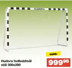 Bauhaus Hudora fodboldmål stål 300x200 tilbud