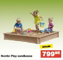 Bauhaus Nordic Play sandkasse tilbud