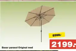Bauhaus Baser parasol Original med tilbud