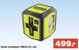 Bauhaus Ryobi krydslaser RBCLLR1 rød tilbud