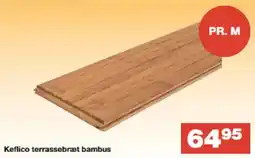 Bauhaus Keflico terrassebræt bambus tilbud