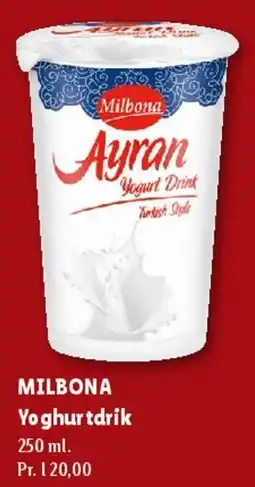 Lidl MILBONA Yoghurtdrik (Ayran) tilbud