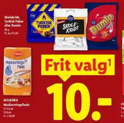 Lidl Skolekridt / Tyrkisk Peber / Dumle tilbud
