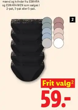 Lidl ESMARA Trusser med blonder tilbud