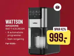 Skousen Wattson ismaskine tilbud