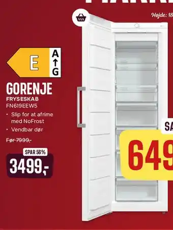 Skousen FRYSESKAB tilbud