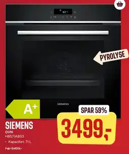 Skousen SIEMENS ovn tilbud