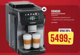 Skousen Siemens espressomaskine tilbud