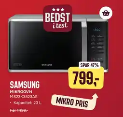 Skousen Samsung mikroovn tilbud