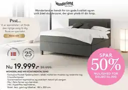 SENG Wonderland W8 Kontinentalseng tilbud