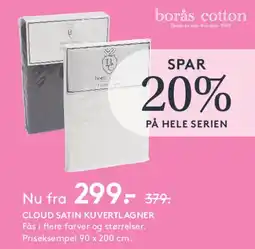 SENG Cloud Satin kuvertlagner tilbud