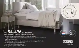 SENG Auping Comfort Kontinentalseng tilbud