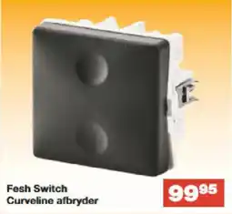 Bauhaus Fesh Switch Curveline afbryder tilbud