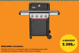 XL-BYG Weber Spirit E-410 gasgrill tilbud
