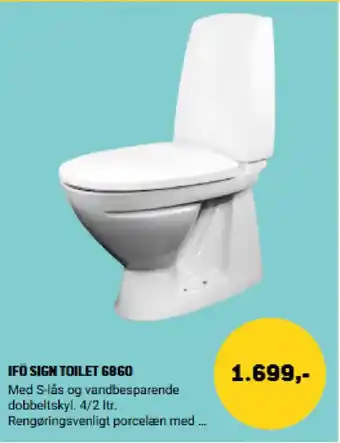 Ifö sign toilet 6860