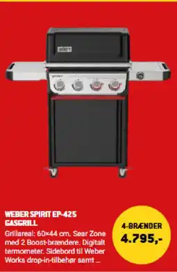 XL-BYG Weber Spirit EP-425 gasgrill tilbud