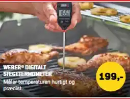 XL-BYG Weber digitalt stegetermometer tilbud