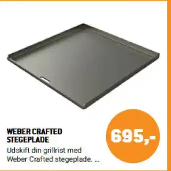 Weber crafted stegeplade