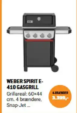 XL-BYG Weber Spirit E- 410 gasgrill tilbud