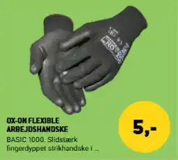XL-BYG Ox-On flexible arbejdshandske tilbud