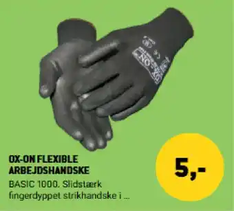 XL-BYG Ox-On flexible arbejdshandske tilbud