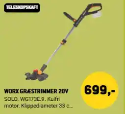 XL-BYG Worx Græstrimmer 20v tilbud