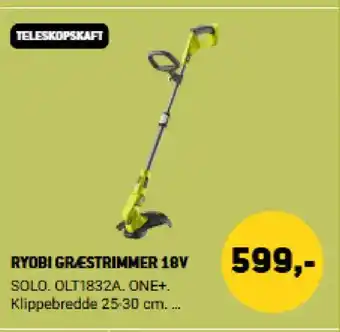 XL-BYG Ryobi Græstrimmer 18v tilbud