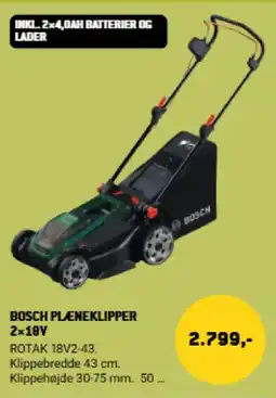 XL-BYG Bosch Pleneklipper 2x18v tilbud