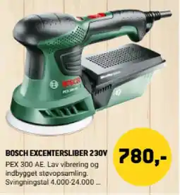 XL-BYG Bosch Excentersliber 230v tilbud