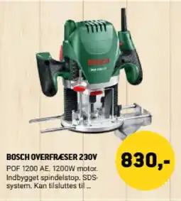 XL-BYG Bosch Overfræser 230v tilbud