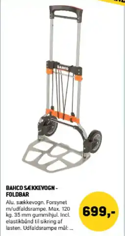 XL-BYG Bahco sækkevogn - foldbar tilbud