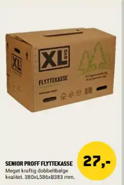 XL-BYG Senior Proff flyttekasse tilbud