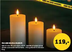 XL-BYG Veli line solcelle bloklys tilbud