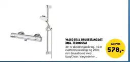 XL-BYG Vasso BT11 brusestangset inkl. termostat tilbud