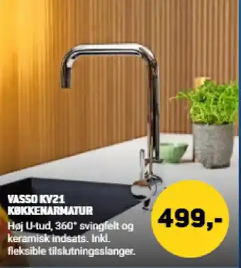XL-BYG Vasso KV21 køkkenarmatur tilbud