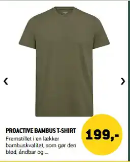 XL-BYG Proactive Bambus t-shirt tilbud