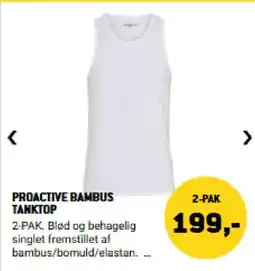 XL-BYG Proactive bambus tanktop tilbud