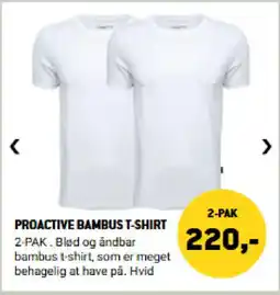 XL-BYG Proactive bambus t-shirt tilbud