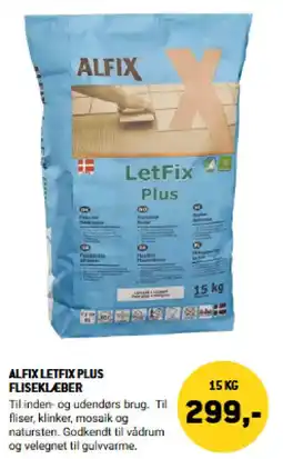 XL-BYG Alfix letfix plus fliseklæber tilbud