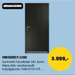 XL-BYG Swedoor P-1200 tilbud