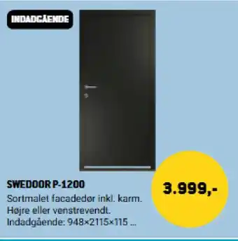 XL-BYG Swedoor P-1200 tilbud
