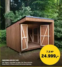 XL-BYG Carlssons shelter 7,9 m tilbud