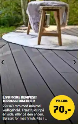 XL-BYG Livo Prime komposit terrassebrædder tilbud