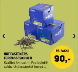 XL-BYG NKT Fasteners terrasseskruer tilbud