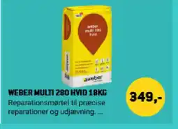 XL-BYG Weber Multi 280 hvid tilbud