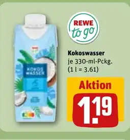 REWE DE Kokoswasser tilbud